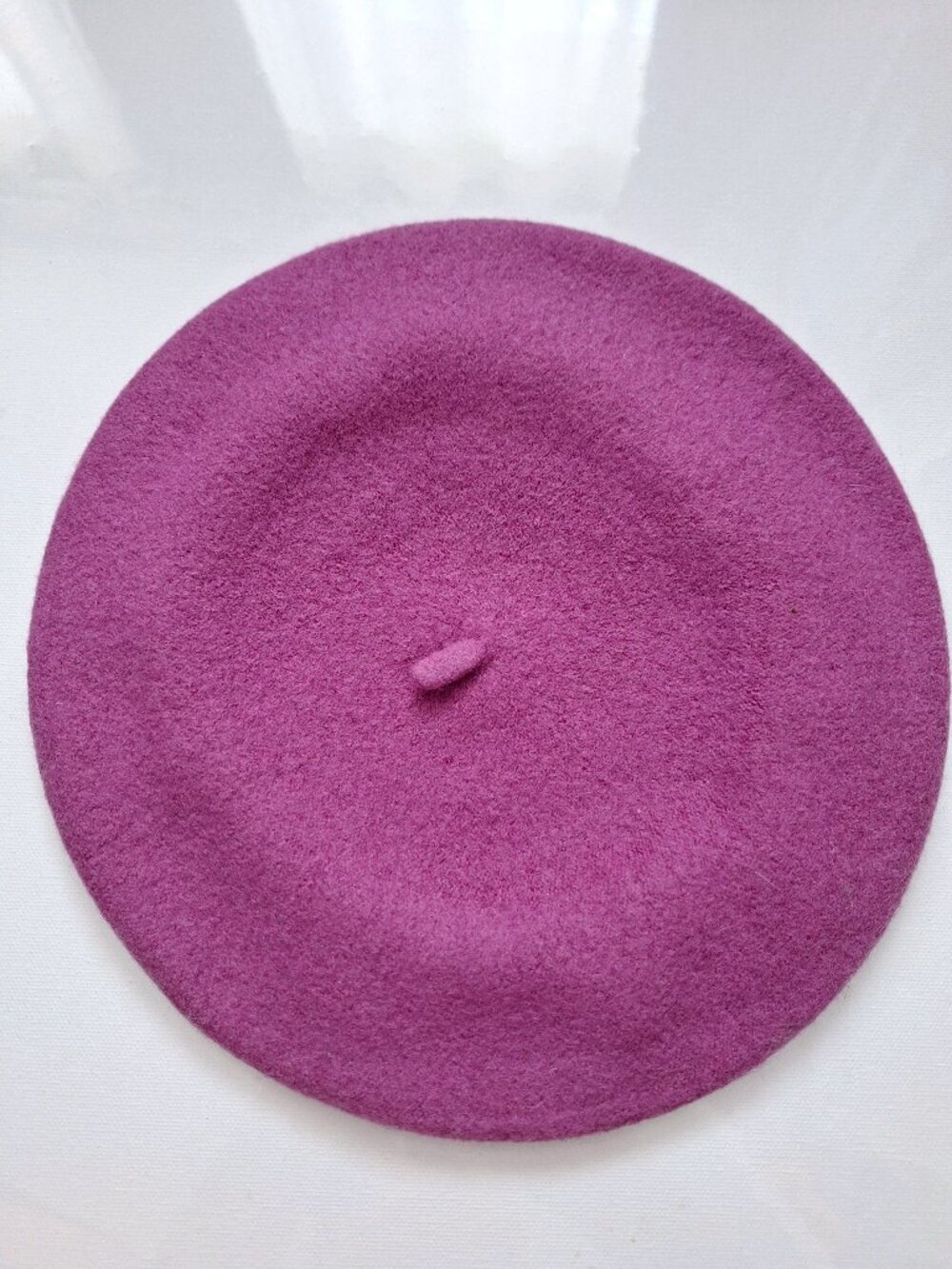 United Colours of Benetton 100% Wool Fuschia Beret